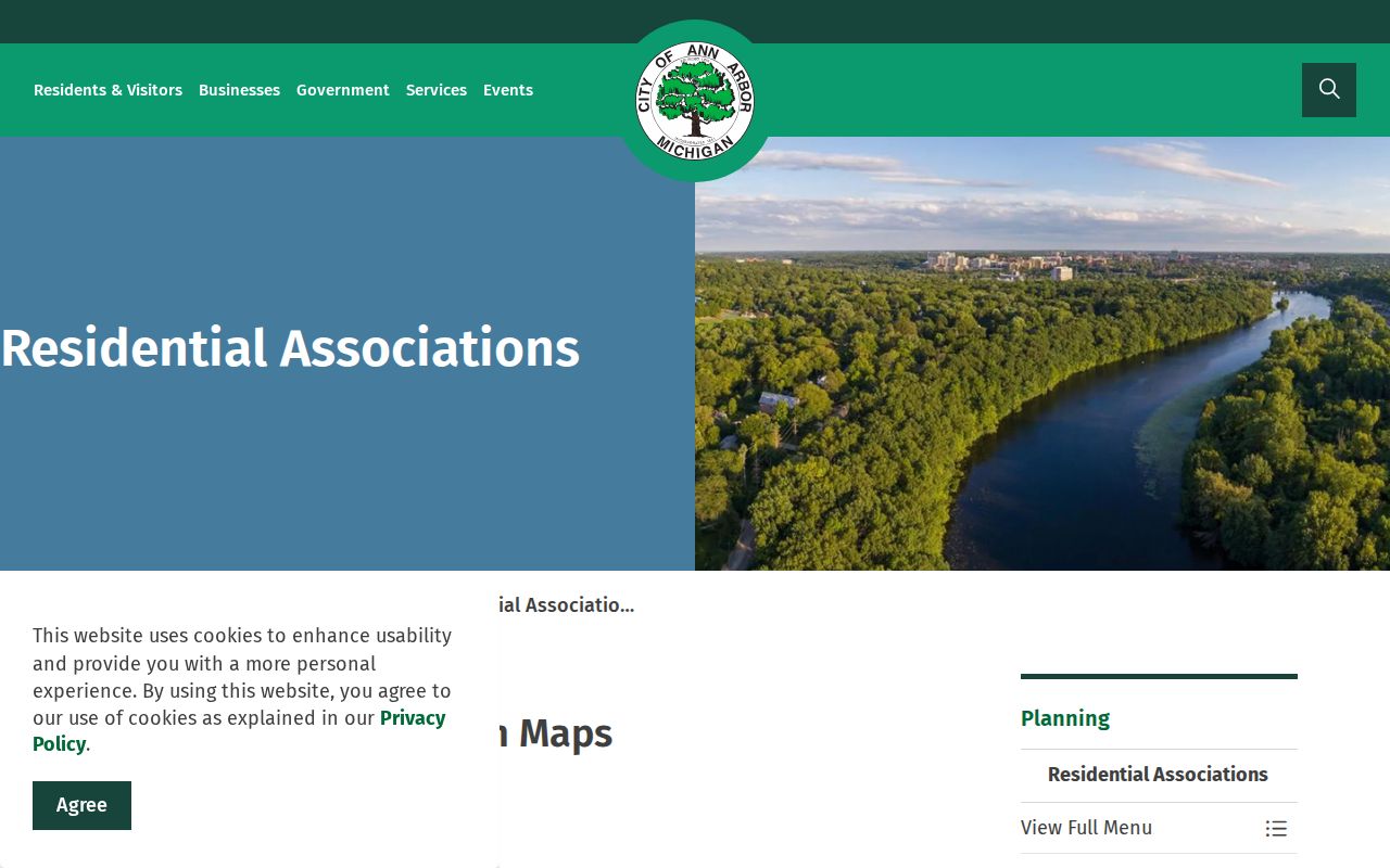 Ann Arbor residential association inventory page