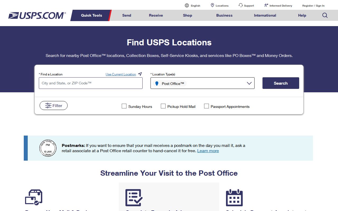 Ann Arbor ZIP code directory USPS post-office and station location search